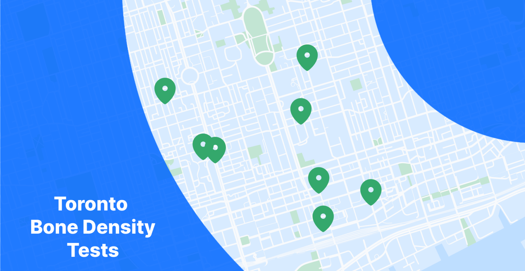 Bone Density Test Toronto map of locations