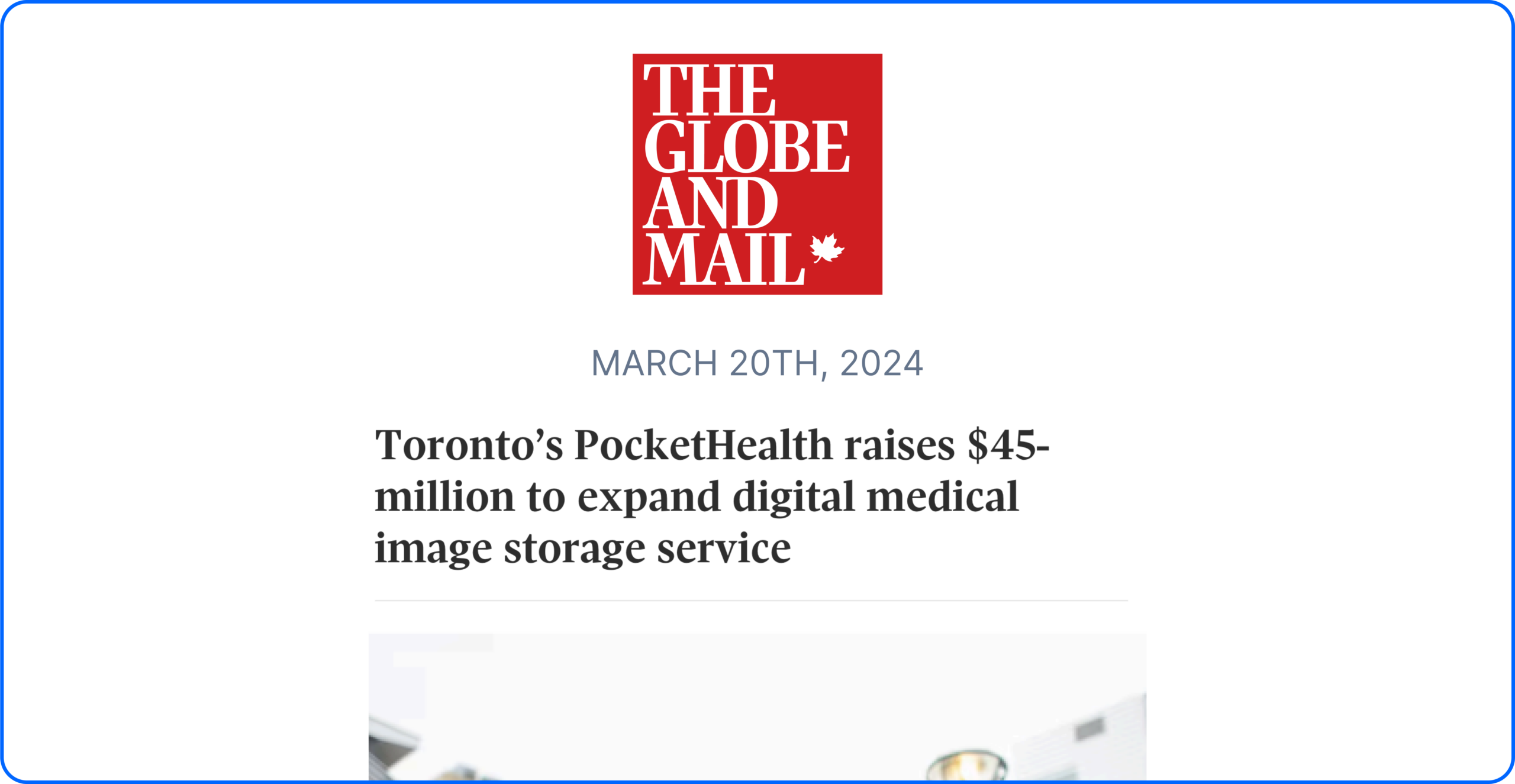 Globe And Mail: PocketHealth Founders Discuss $45M Series B Funding ...